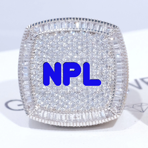CUSTOM LETTER 3D ICED RING