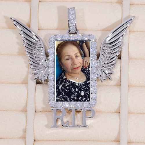 RIP WING 3D CUSTOM PICTURE PENDANT