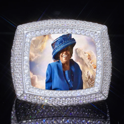 3D CUSTOM PICTURE ICED RING