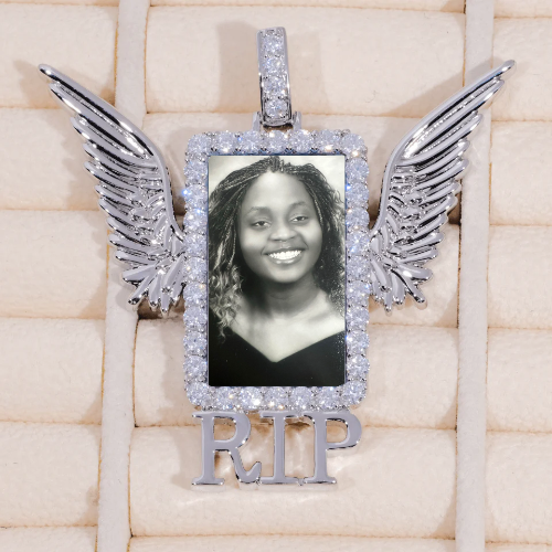 RIP WING 3D CUSTOM PICTURE PENDANT