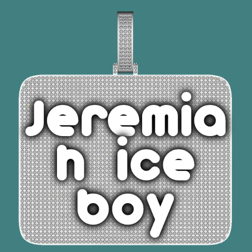 CUSTOM LETTER NECKLACE 3D BIG SQUARE