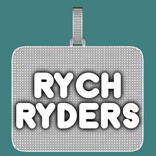 CUSTOM LETTER NECKLACE 3D BIG SQUARE