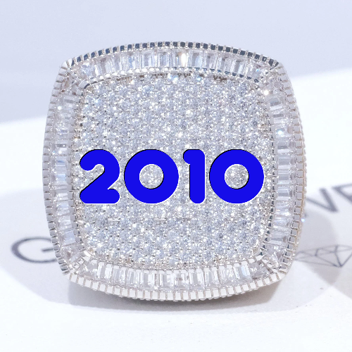 CUSTOM LETTER 3D ICED RING