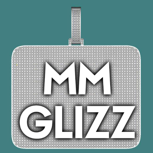 CUSTOM LETTER NECKLACE 3D BIG SQUARE