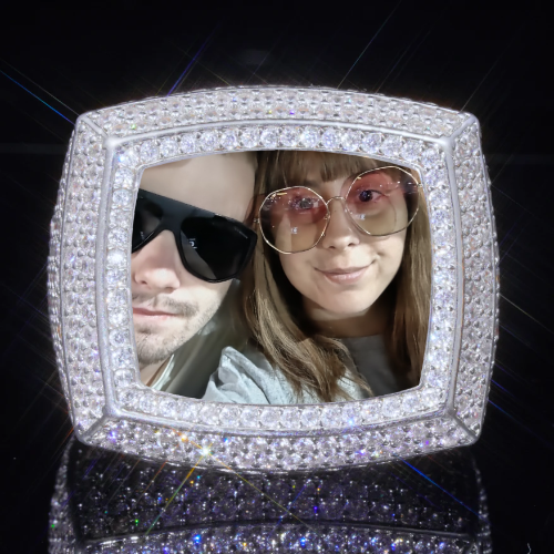 3D CUSTOM PICTURE ICED RING