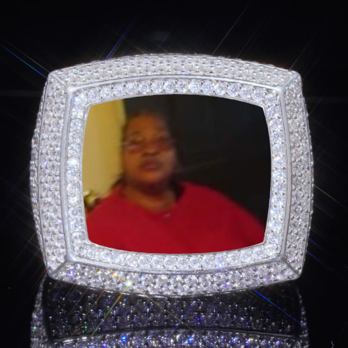 3D CUSTOM PICTURE ICED RING
