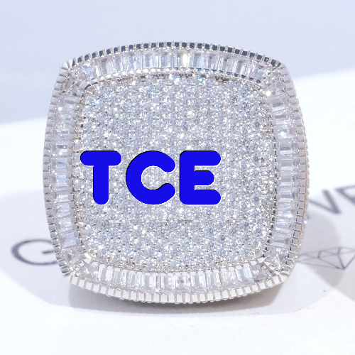 CUSTOM LETTER 3D ICED RING