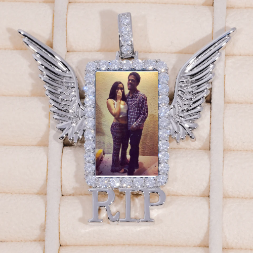 RIP WING 3D CUSTOM PICTURE PENDANT