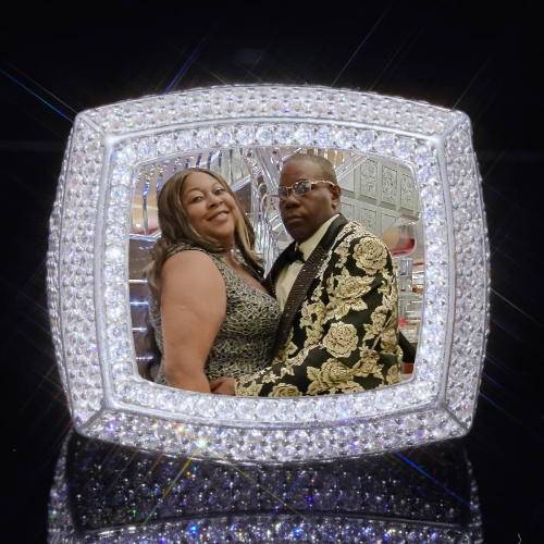 3D CUSTOM PICTURE ICED RING