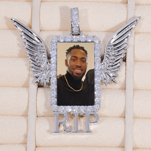 RIP WING 3D CUSTOM PICTURE PENDANT