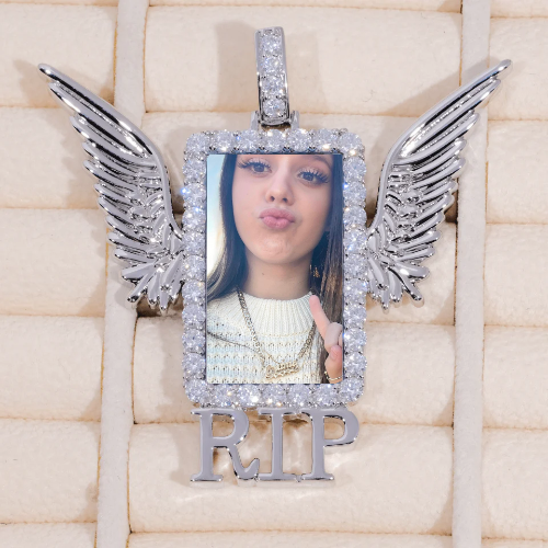 RIP WING 3D CUSTOM PICTURE PENDANT