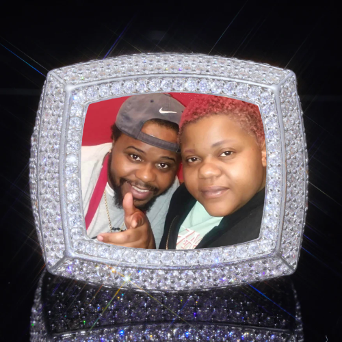 3D CUSTOM PICTURE ICED RING