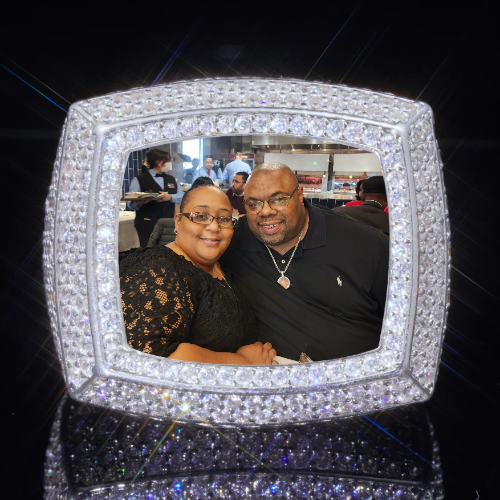 3D CUSTOM PICTURE ICED RING