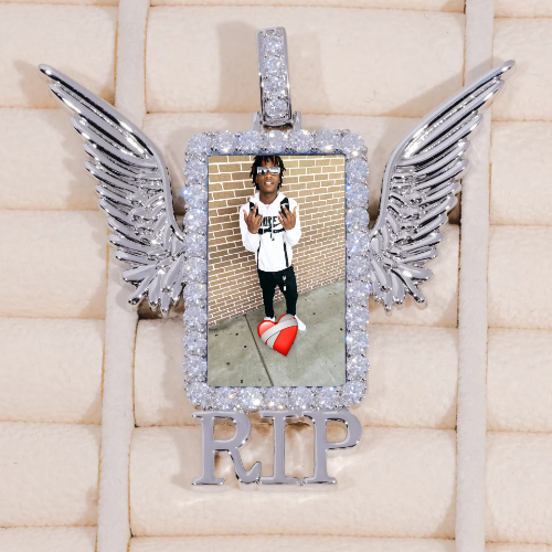 RIP WING 3D CUSTOM PICTURE PENDANT