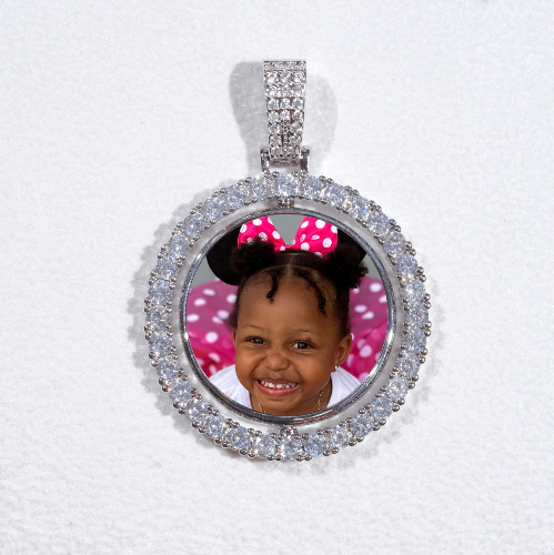3D Spinning 2-Faced Custom Picture Pendant