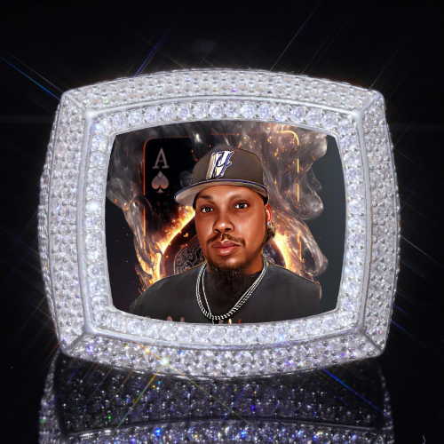 3D CUSTOM PICTURE ICED RING