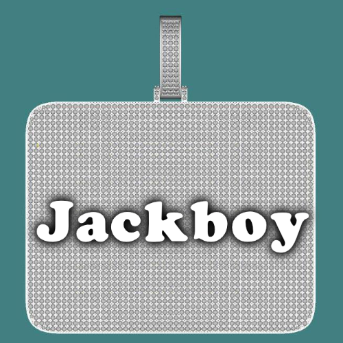 CUSTOM LETTER NECKLACE 3D BIG SQUARE