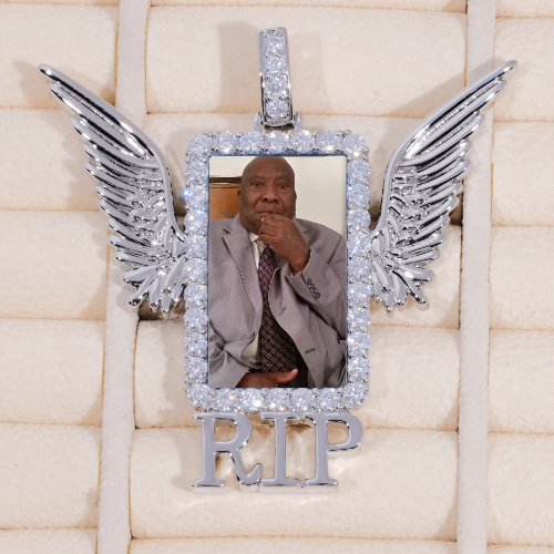 RIP WING 3D CUSTOM PICTURE PENDANT