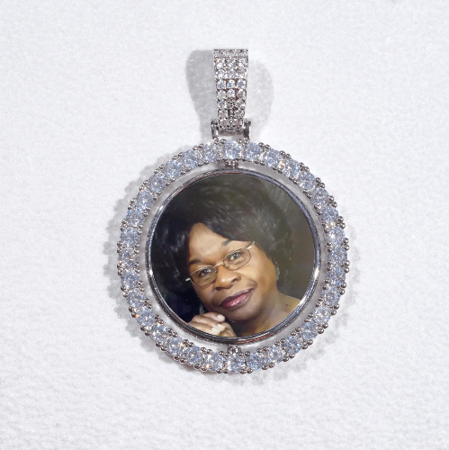 3D Spinning 2-Faced Custom Picture Pendant