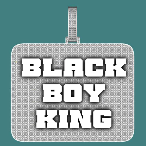 CUSTOM LETTER NECKLACE 3D BIG SQUARE