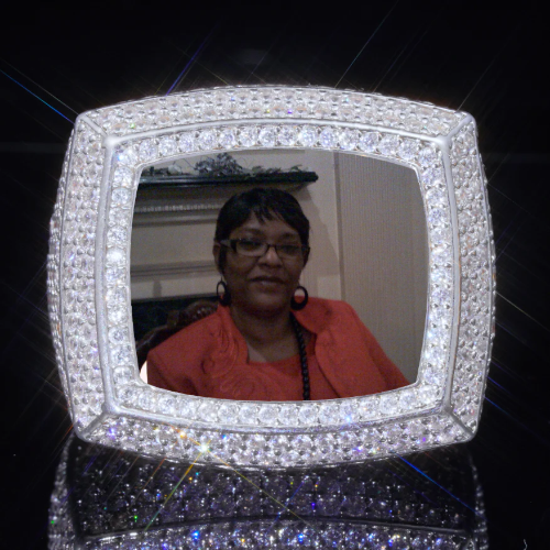 3D CUSTOM PICTURE ICED RING
