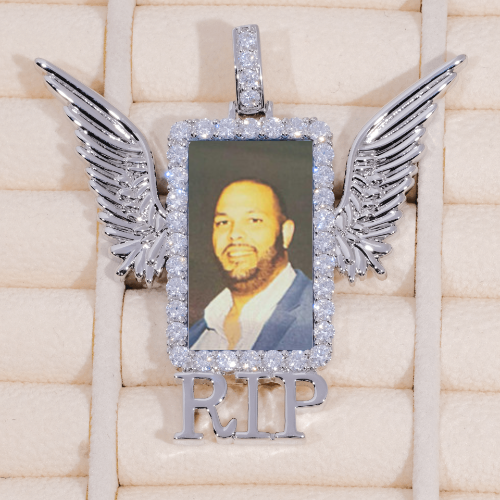 RIP WING 3D CUSTOM PICTURE PENDANT