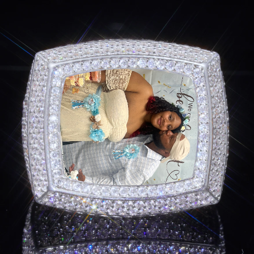 3D CUSTOM PICTURE ICED RING