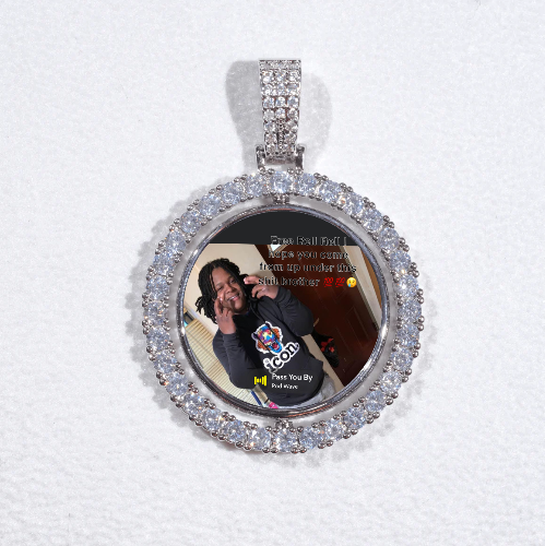 3D Spinning 2-Faced Custom Picture Pendant