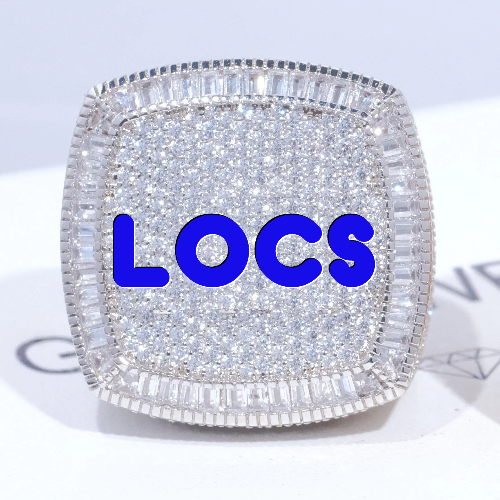 CUSTOM LETTER 3D ICED RING