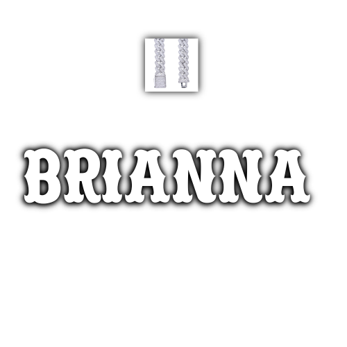 Custom Letters Freibeuter Font Necklace