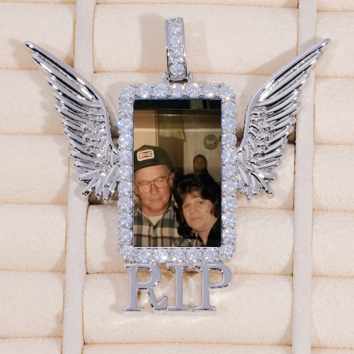 RIP WING 3D CUSTOM PICTURE PENDANT