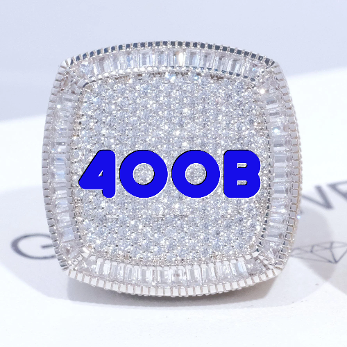CUSTOM LETTER 3D ICED RING