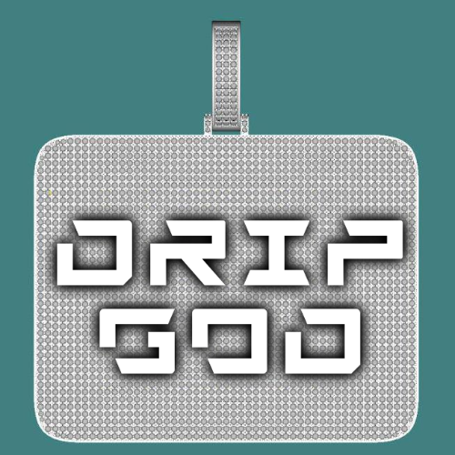 CUSTOM LETTER NECKLACE 3D BIG SQUARE