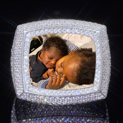 3D CUSTOM PICTURE ICED RING