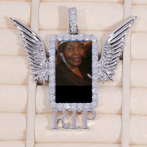 RIP WING 3D CUSTOM PICTURE PENDANT