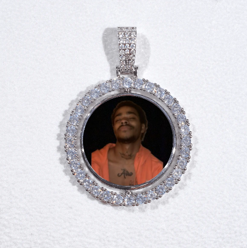 3D Spinning 2-Faced Custom Picture Pendant