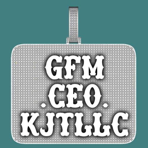 CUSTOM LETTER NECKLACE 3D BIG SQUARE
