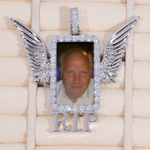 RIP WING 3D CUSTOM PICTURE PENDANT