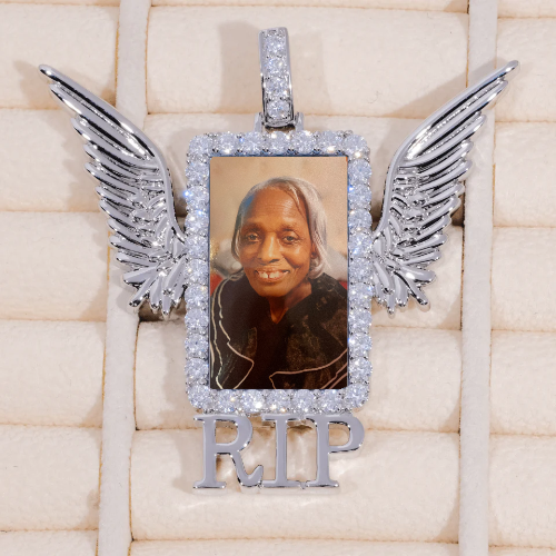 RIP WING 3D CUSTOM PICTURE PENDANT