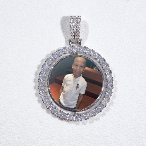3D Spinning 2-Faced Custom Picture Pendant