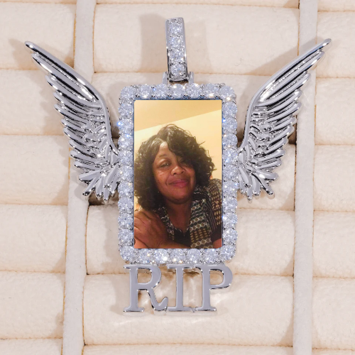RIP WING 3D CUSTOM PICTURE PENDANT
