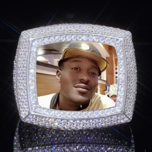 3D CUSTOM PICTURE ICED RING