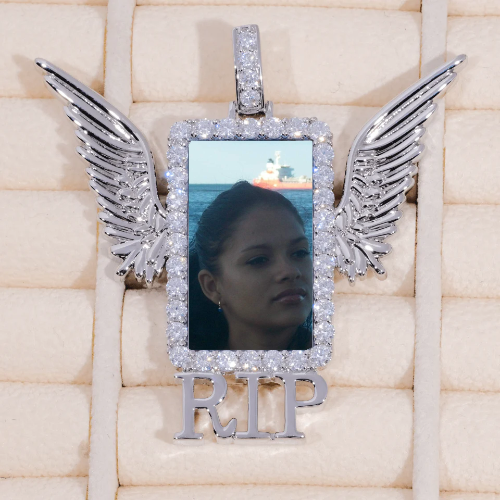 RIP WING 3D CUSTOM PICTURE PENDANT
