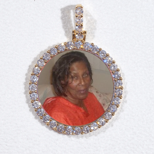 3D CIRCLE CUSTOM PICTURE PENDANT SMALL SIZE