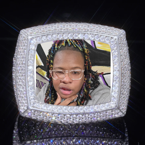 3D CUSTOM PICTURE ICED RING