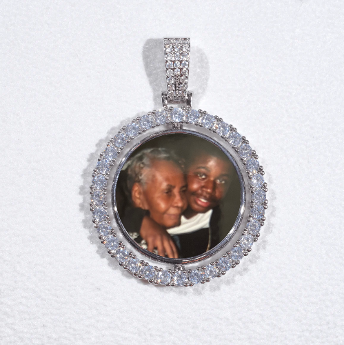 3D Spinning 2-Faced Custom Picture Pendant