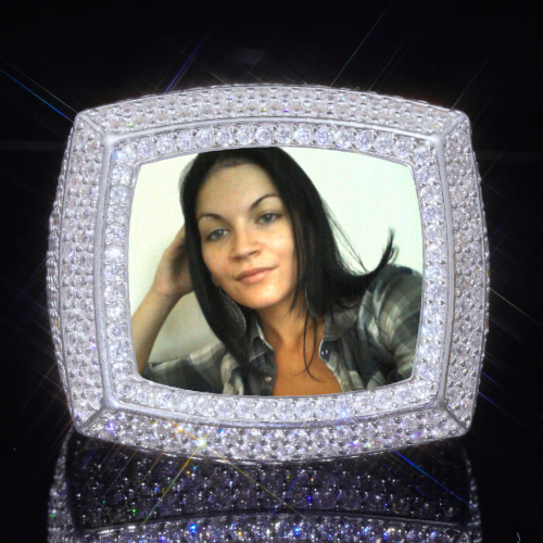 3D CUSTOM PICTURE ICED RING