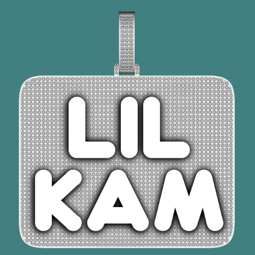 CUSTOM LETTER NECKLACE 3D BIG SQUARE