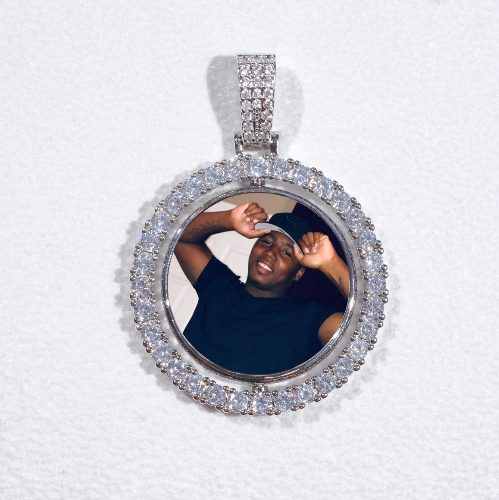 3D Spinning 2-Faced Custom Picture Pendant