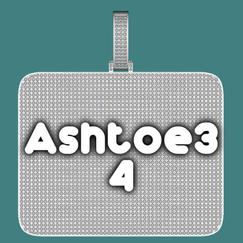 CUSTOM LETTER NECKLACE 3D BIG SQUARE